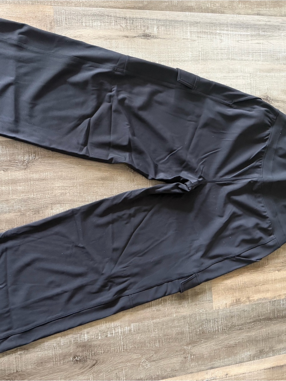 Athleta women Black Performance high waisted wide leg pants